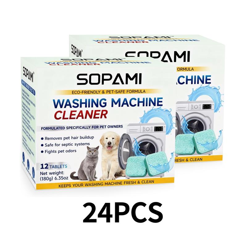 Neutralizza Odori Pulitore Lavatrice Pet-Friendly 12 Compresse