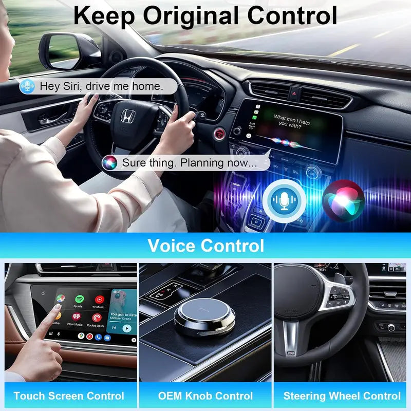Adattatore CarPlay wireless, adatto solo al 98% delle auto con CarPlay dal 2016 in poi, piccolo adattatore CarPlay wireless USB (applicabile ad Apple CarPlay), passa da cablato a wireless
