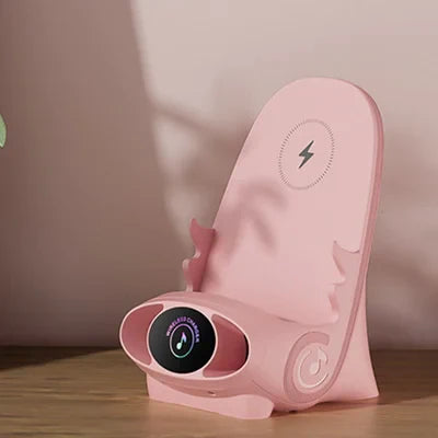 Mini supporto per caricabatterie per telefono a forma di sedia