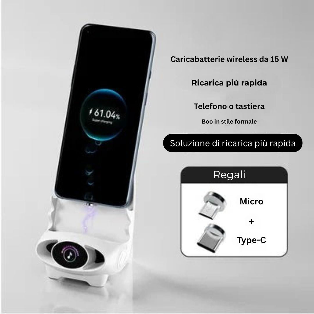 Mini supporto per caricabatterie per telefono a forma di sedia