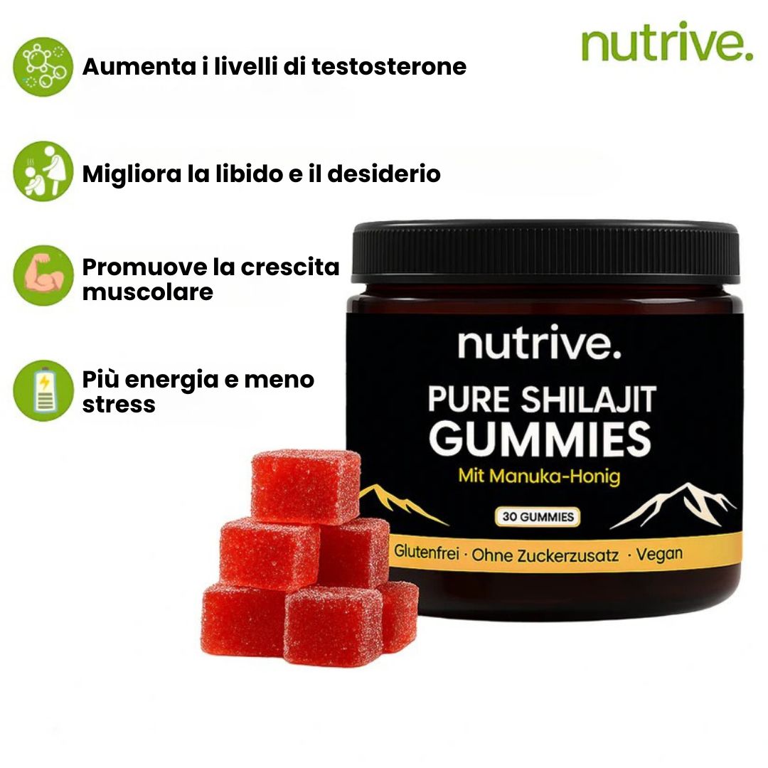 PALAMOT© Caramelle gommose allo shilajit puro