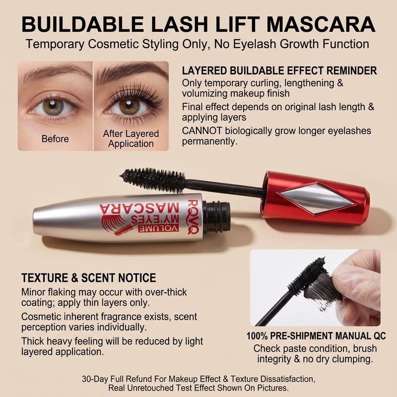 Ciglia Definite Mascara Effetto Lifting 24 Ore Senza Sbavature