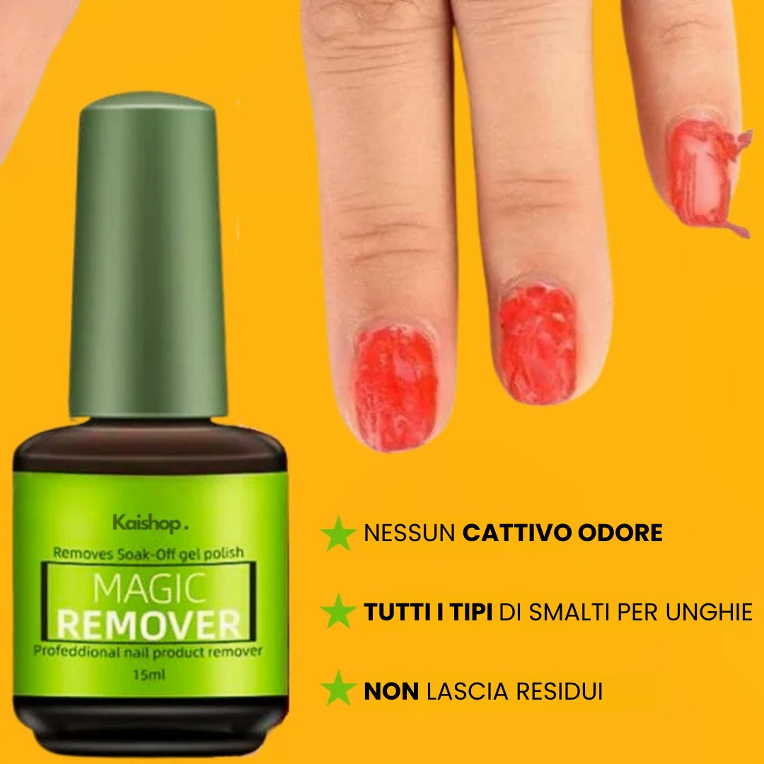 Il solvente "magico" per unghie permanenti e semipermanenti - Magic Remover