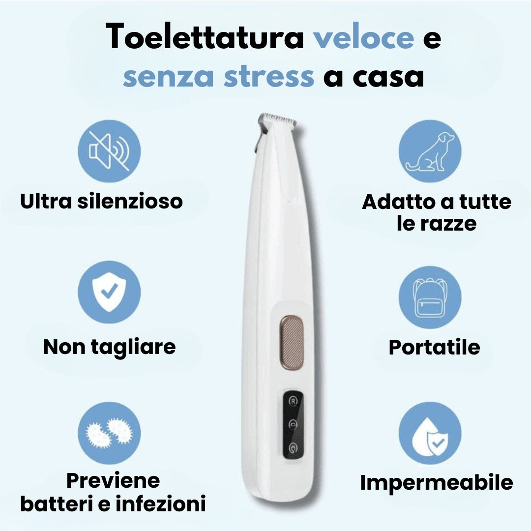 Taglia zampe cane