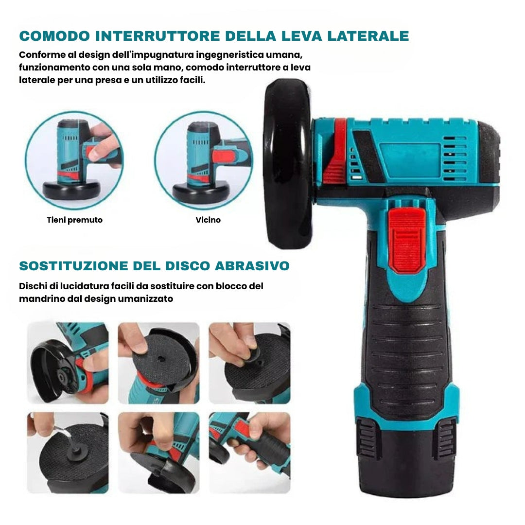 SpinCut™ - Smerigliatrice angolare professionale a batteria