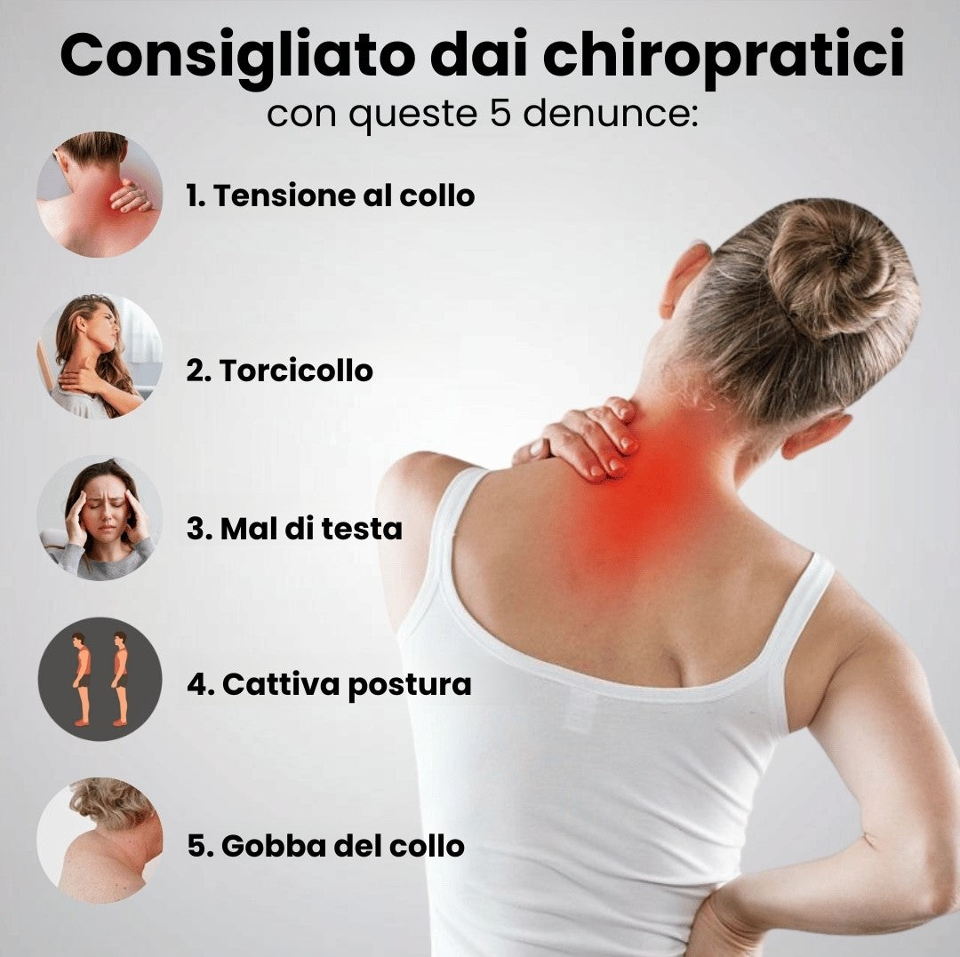 Allevia la tensione al collo o ti rimborsiamo i soldi