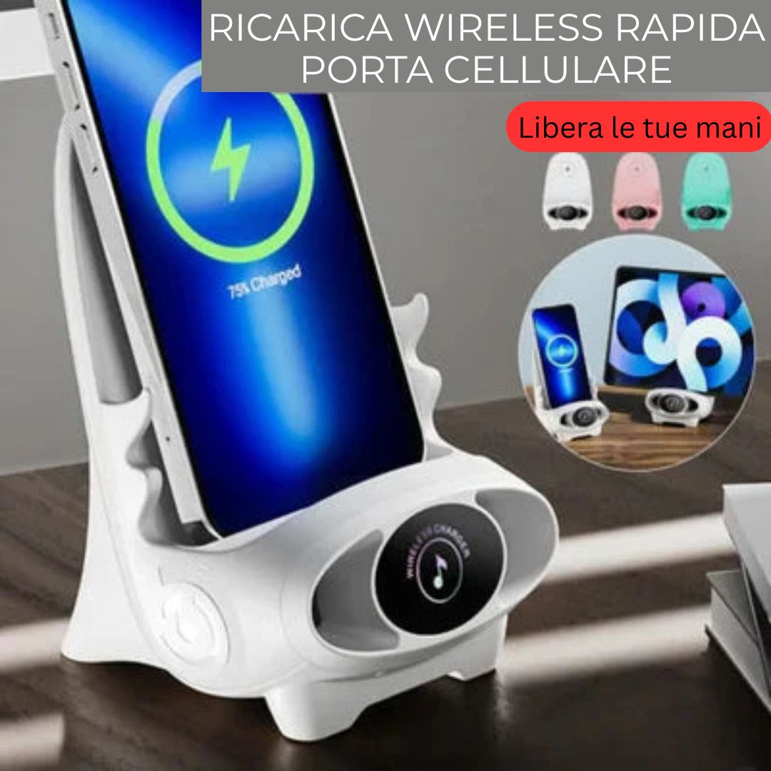 Mini supporto per caricabatterie per telefono a forma di sedia