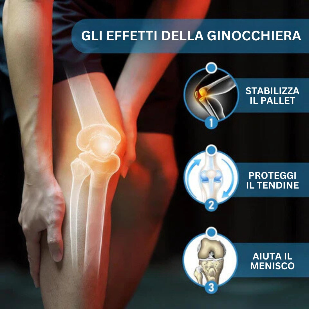 Ginocchiera a compressione regolabile OrtoPro™ + 1 EXTRA GRATUITO