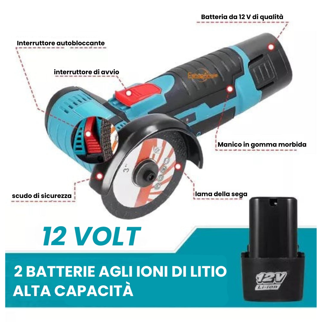 SpinCut™ - Smerigliatrice angolare professionale a batteria