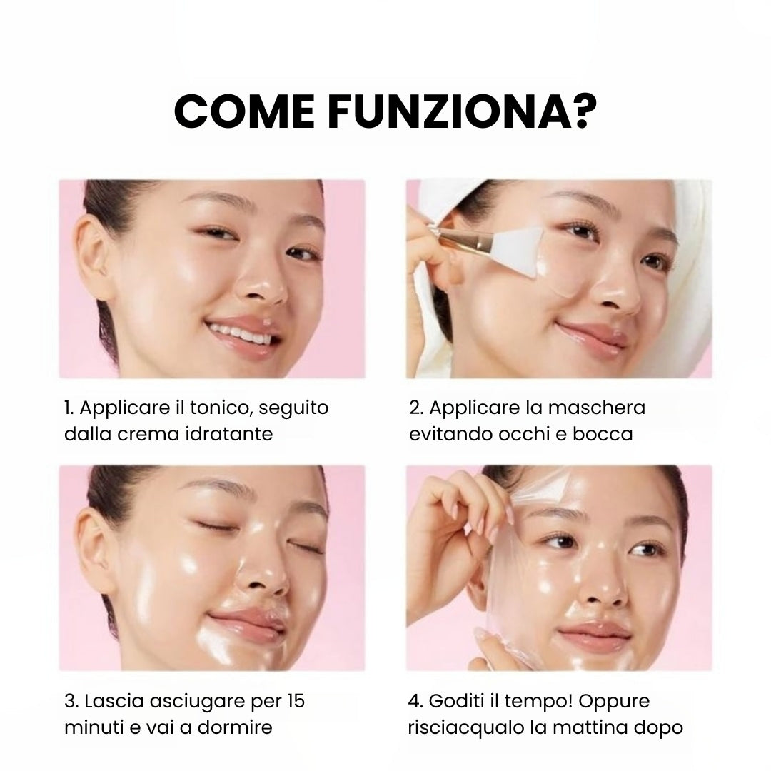 Maschera da notte al collagene Seluna