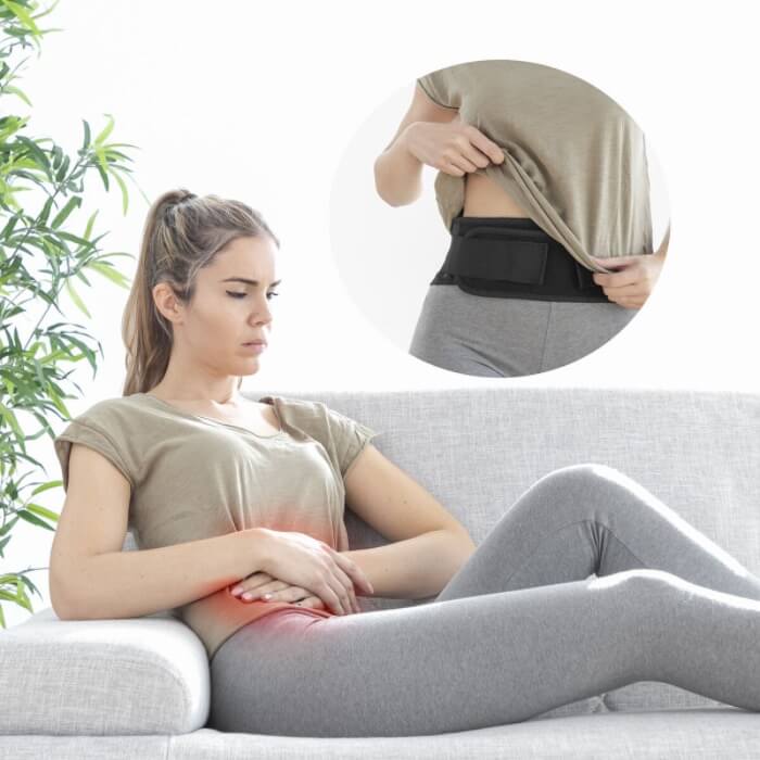 Cintura di supporto termico lombare TOURMABELT™