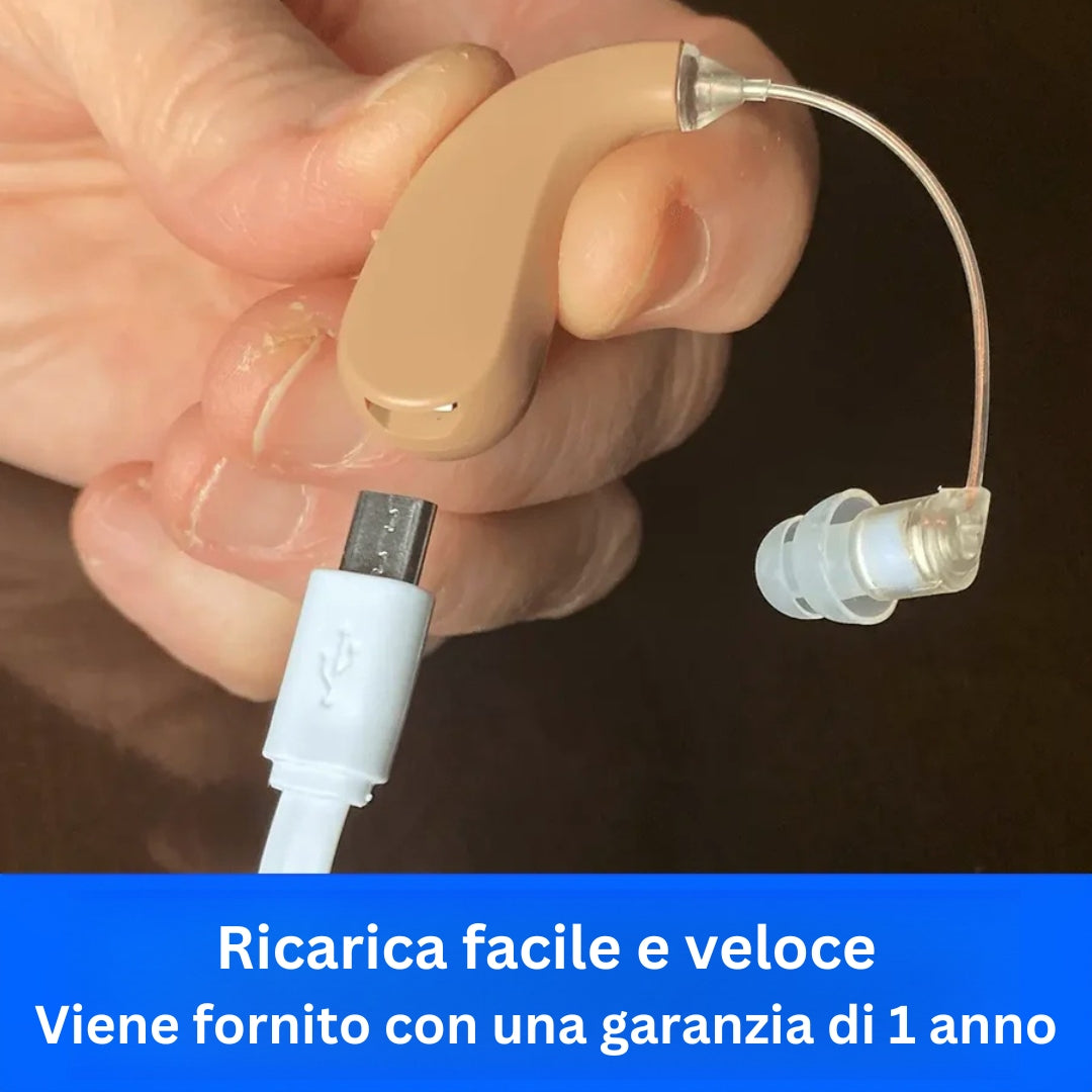 Apparecchi acustici ricaricabili
