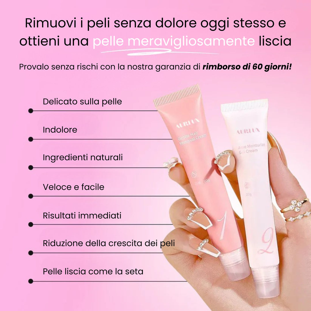Kit per la depilazione istantanea