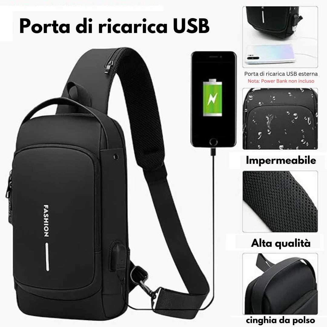 TASCA CROCE ANTIFURTO 2025