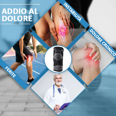 Ginocchiera a compressione regolabile OrtoPro™ + 1 EXTRA GRATUITO