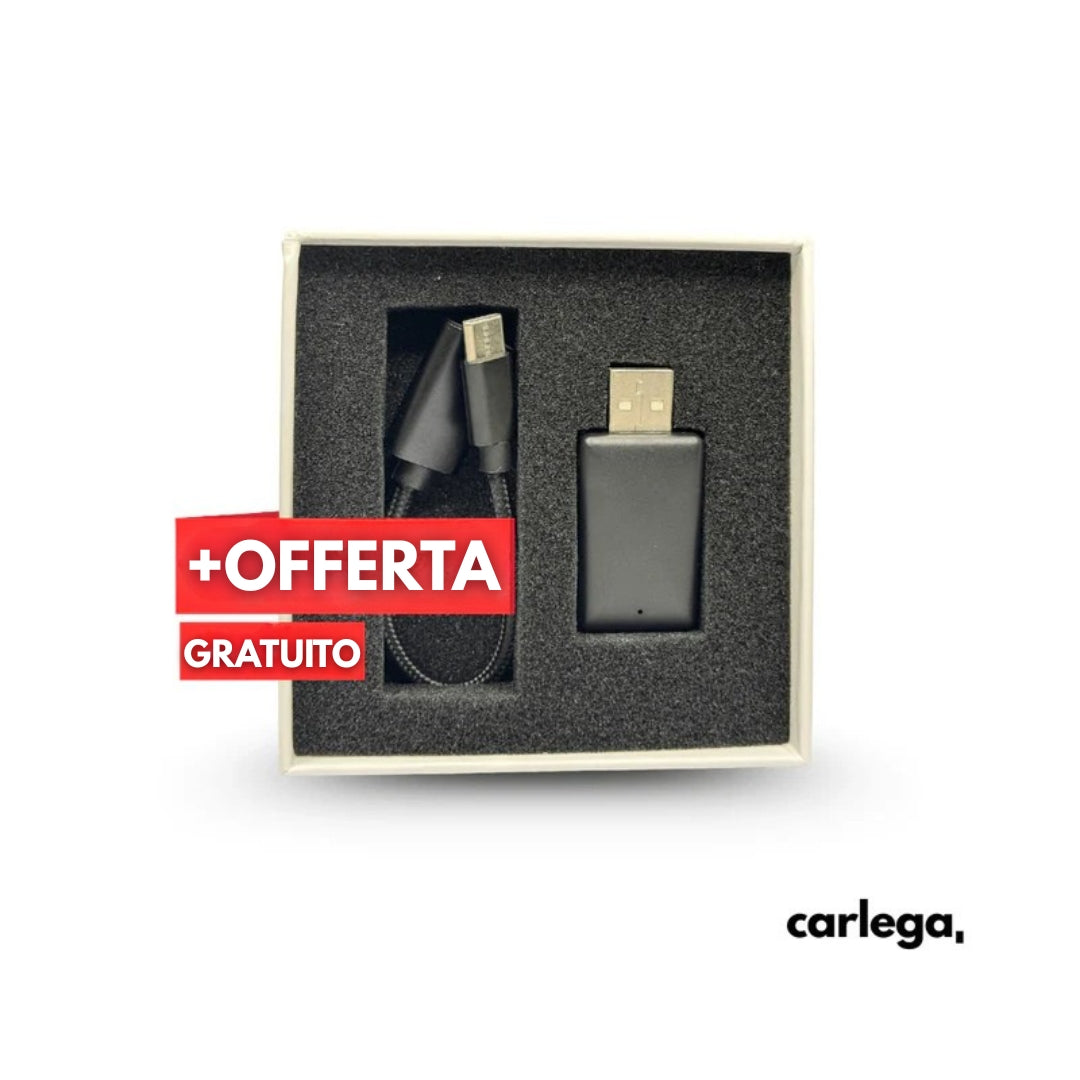 Adattatore wireless per CarPlay/AndroidAuto con penna