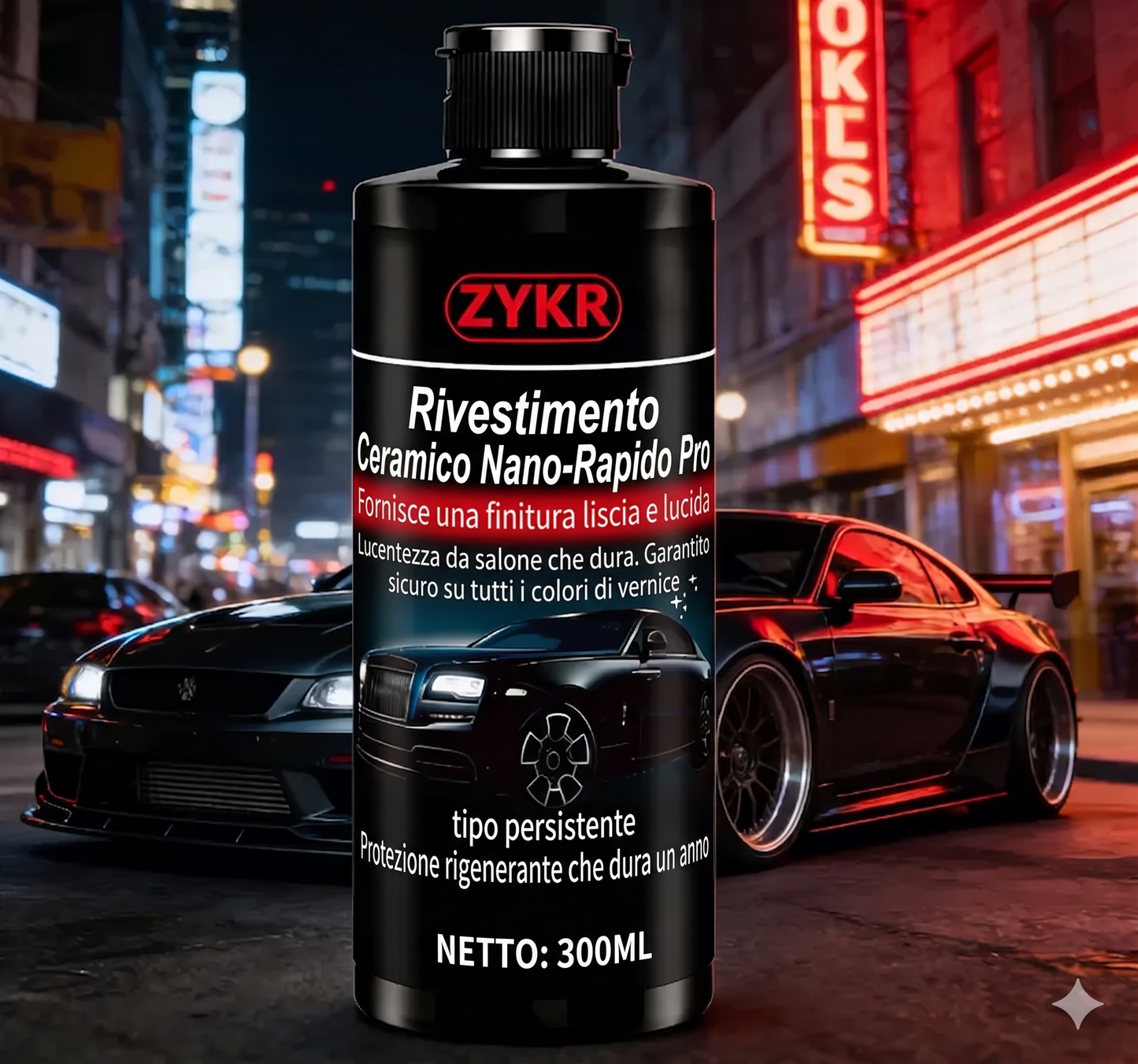 Protezione Auto Nanoceramica Idrorepellente Con Brillantezza