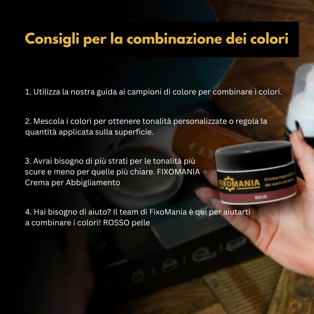 CUEROPRO™ - Ripara qualsiasi tipo di pelle in soli 10 minuti! Facile da usare e fa risparmiare centinaia di euro sulle riparazioni.