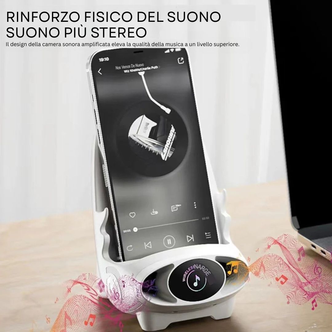 Mini supporto per caricabatterie per telefono a forma di sedia