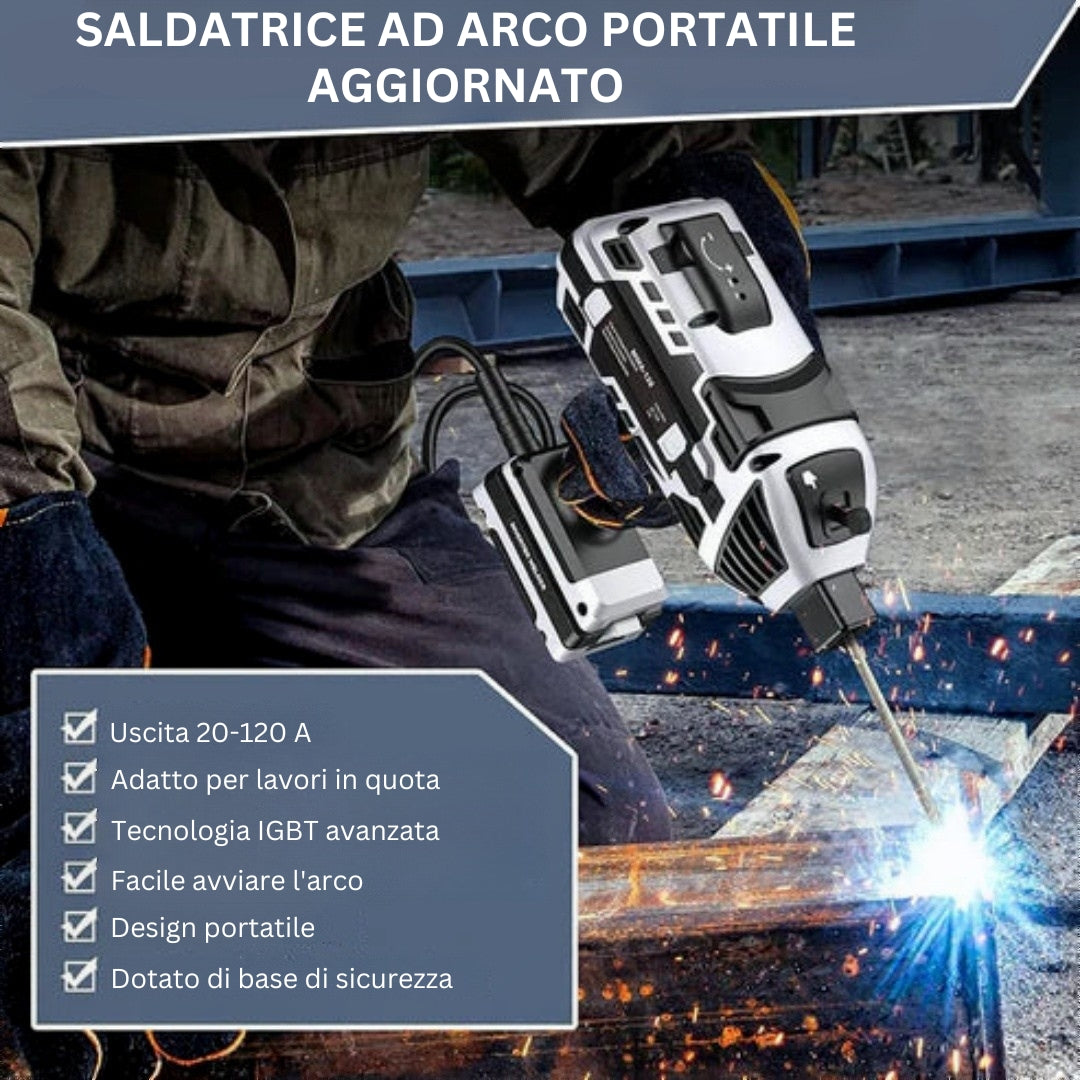 Kit saldatore portatile 5 in 1: saldatore intelligente con cassetta degli attrezzi completa