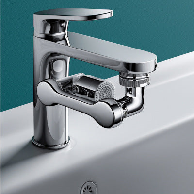 Rubinetto Magic orientabile 1080° INOX con filtro antispruzzo