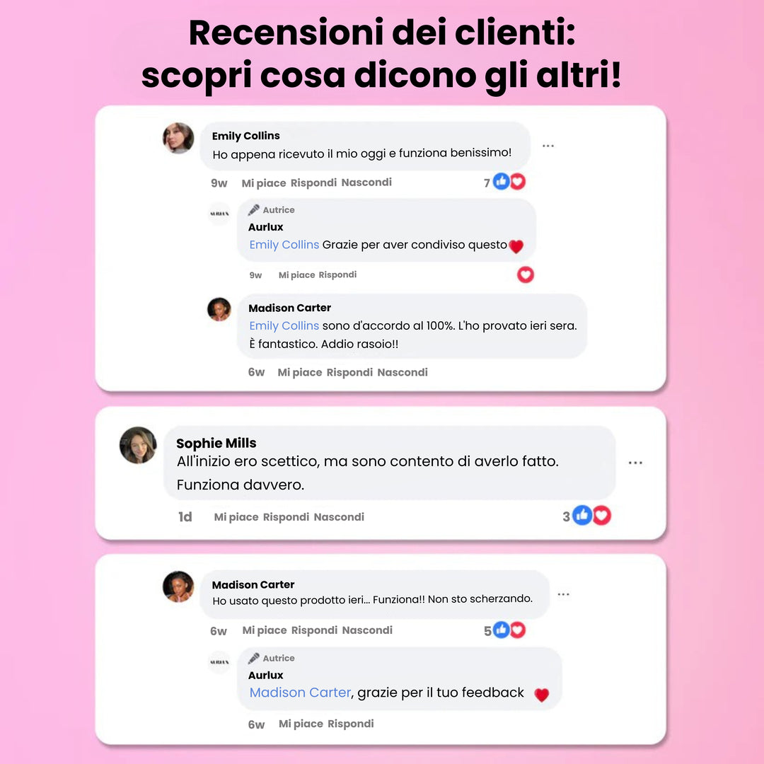 Kit per la depilazione istantanea