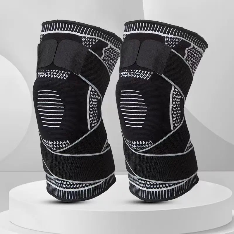 Supporto Compressivo per Ginocchia con Doppio Bracciale Sportivo
