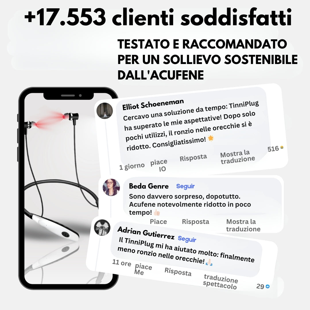 TinniPlug – Aiuto immediato per il sollievo dall’acufene