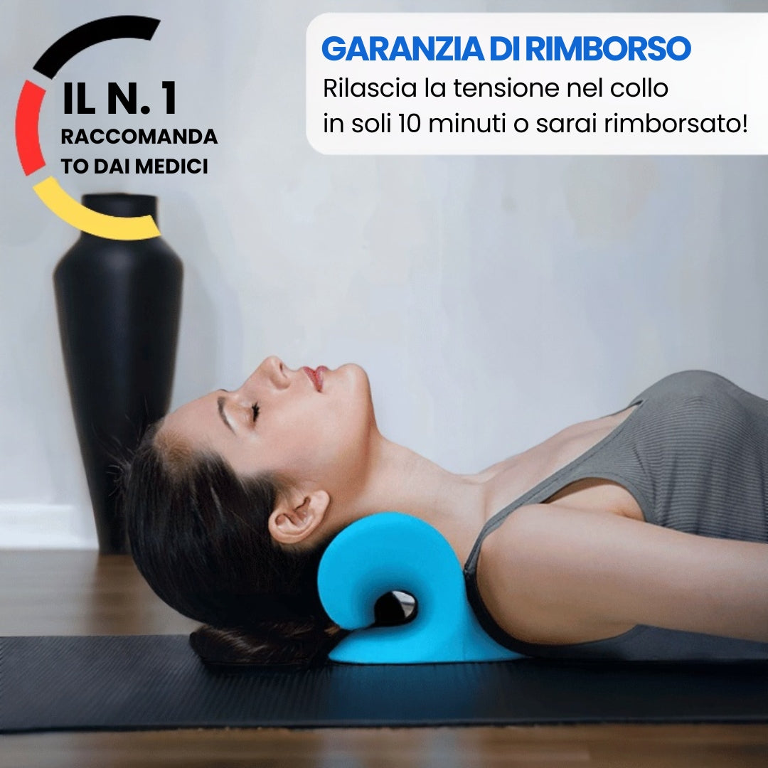 Allevia la tensione al collo o ti rimborsiamo i soldi