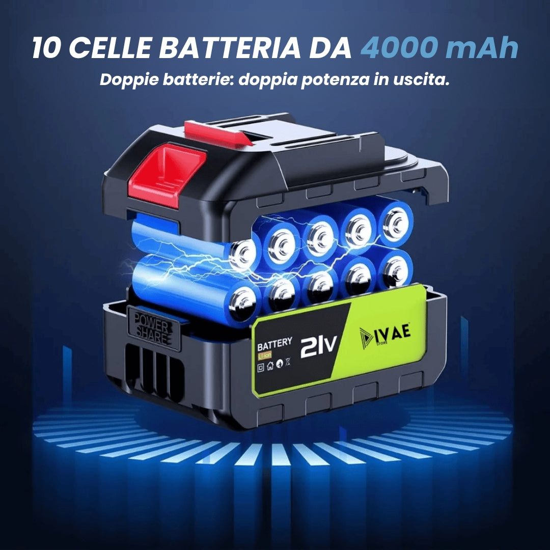 AirBlaster Pro™ con 2 batterie e custodia per il trasporto GRATUITA
