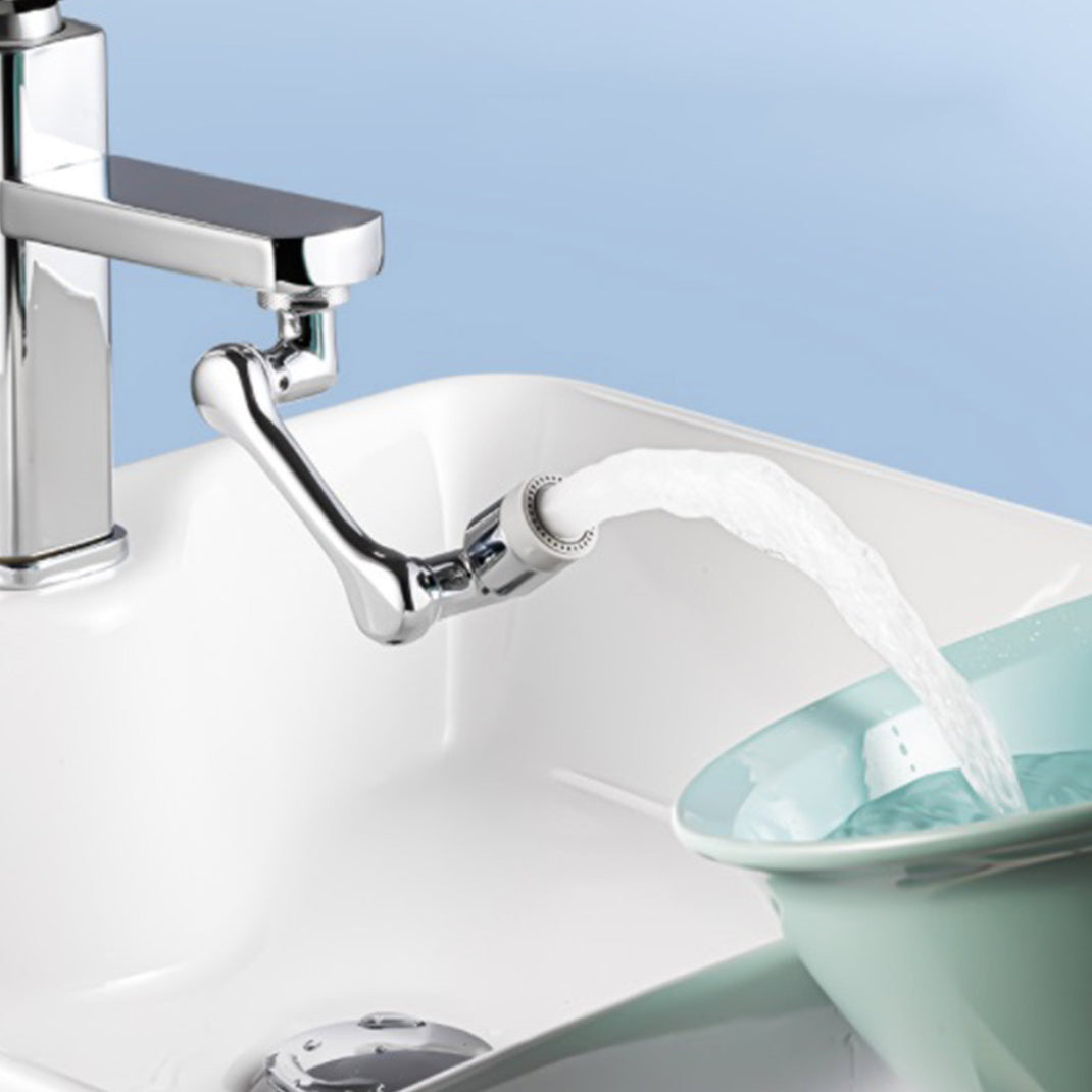 Rubinetto Magic orientabile 1080° INOX con filtro antispruzzo