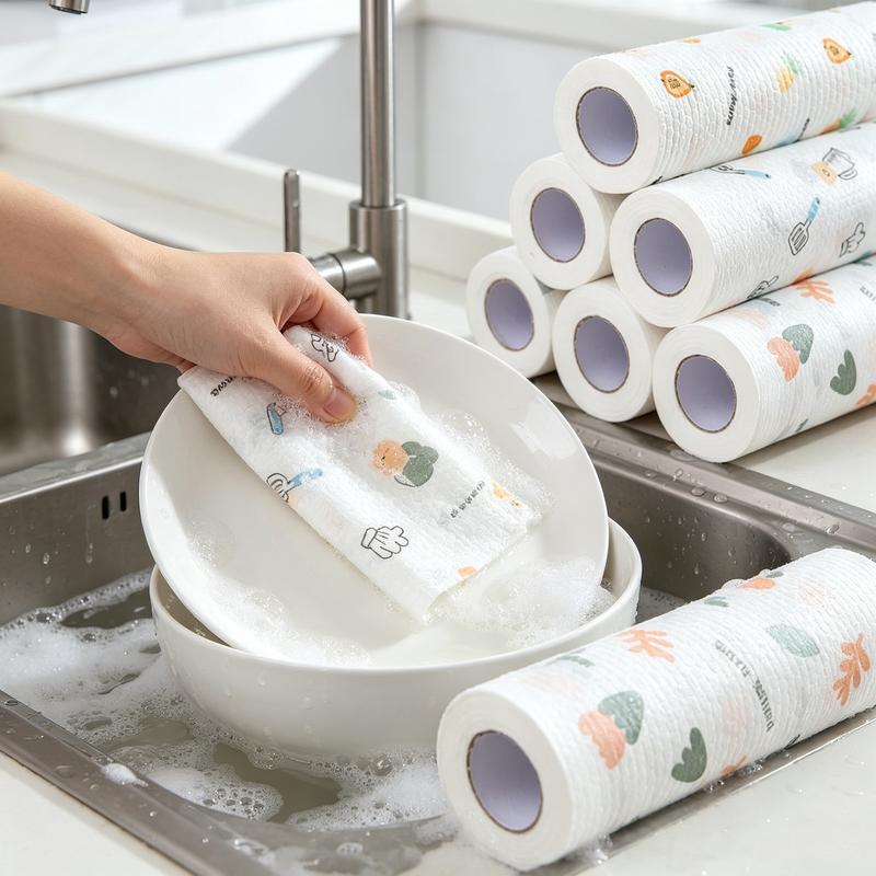 Panni Riutilizzabili Multiuso Lavabili per Pulizia Efficienza