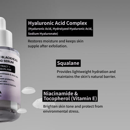 Esfoliante Viso Siero Riso Anti-Punti Neri Pori Puliti