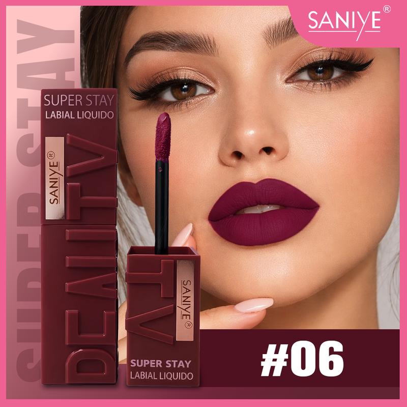 Rossetto Liquido Opaco Lunga Tenuta Resistente a Acqua e Sudore