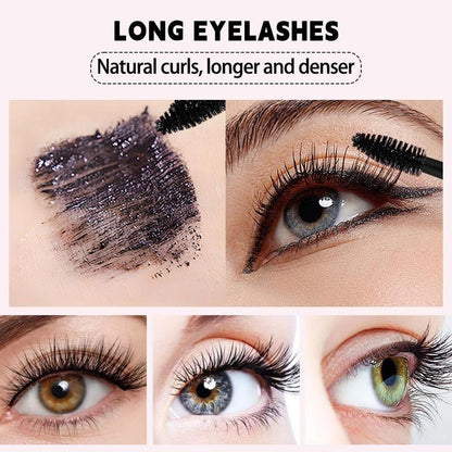 Lunga Durata Mascara Ciglia 7D Impermeabile Effetto Naturale