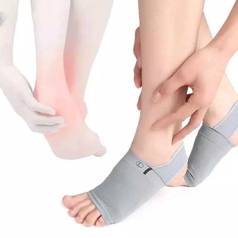 Supporto Plantare Con Fascia Compressione Nylon E Inserto Gel
