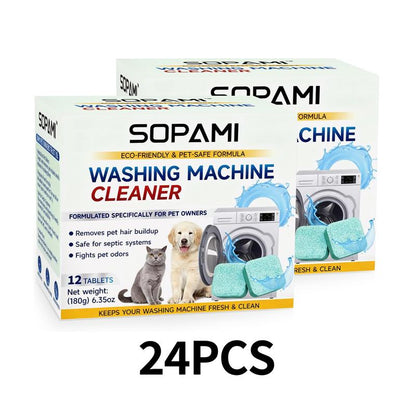 Neutralizza Odori Pulitore Lavatrice Pet-Friendly 12 Compresse