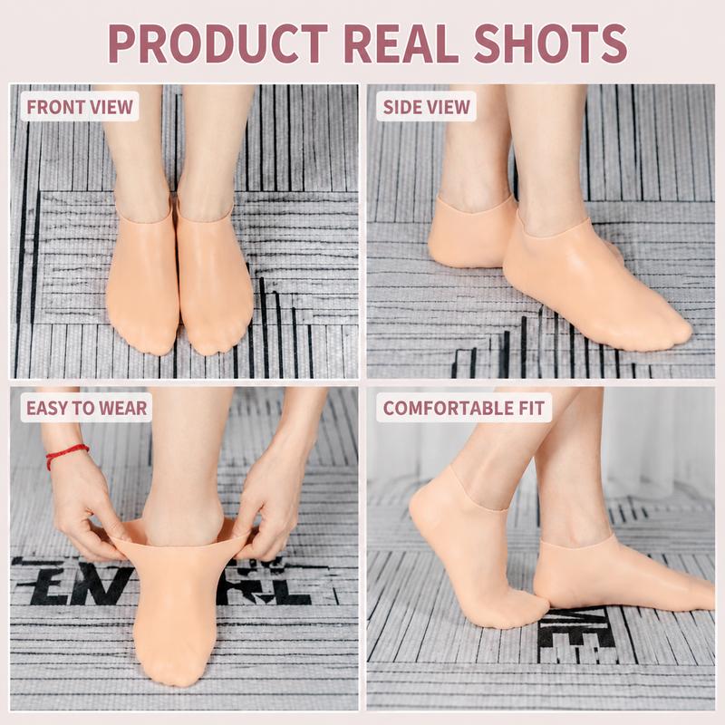 Idratazione Profonda Calze in Silicone per Piedi Screpolati