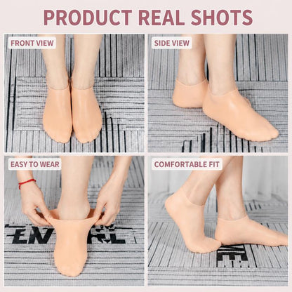 Idratazione Profonda Calze in Silicone per Piedi Screpolati