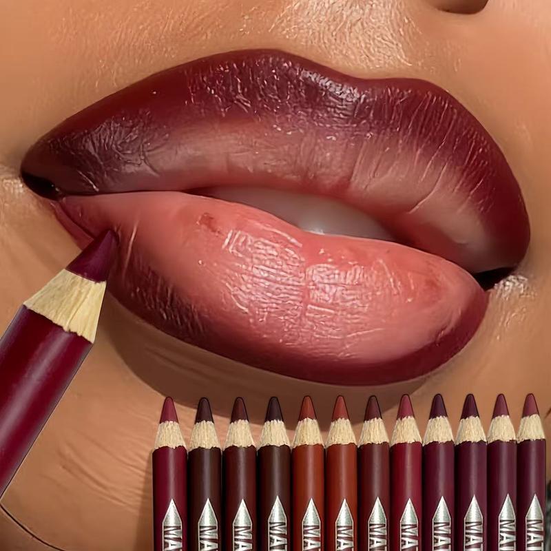Confezione da 12 - Trucco Labbra Waterproof Matita Contorno Preciso Lunga Durata