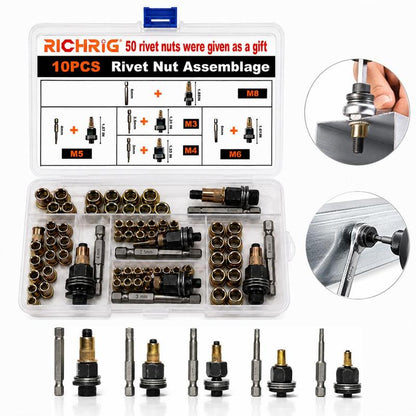 Riparazione Auto Rivettatrice Manuale Acciaio Carbonio Kit