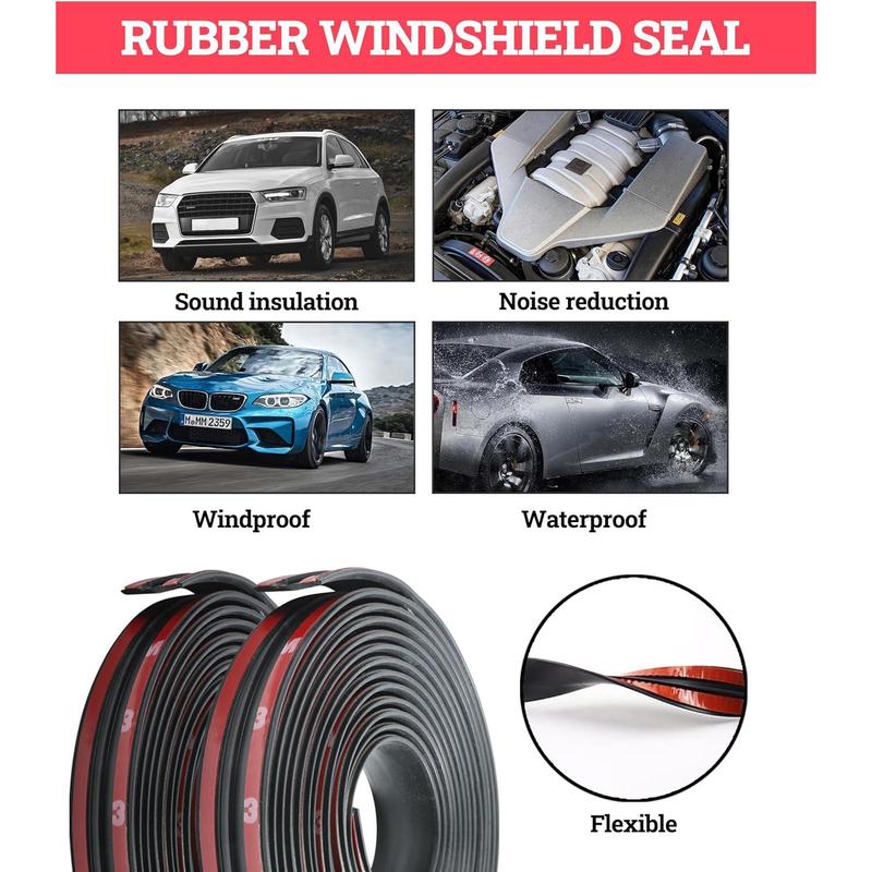 Guarnizione Gomma Parabrezza Auto Universale Antipolvere