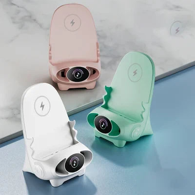 Mini supporto per caricabatterie per telefono a forma di sedia