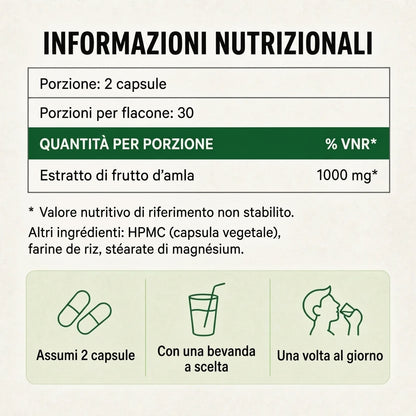 Capsule di superfutto Amla