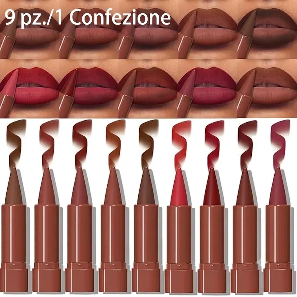 Lunga Durata Rossetti Opachi Set Alta Pigmentazione Impermeabili