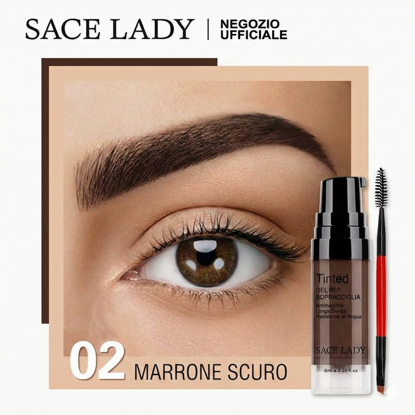 Gel colorato per sopracciglia - Impermeabile