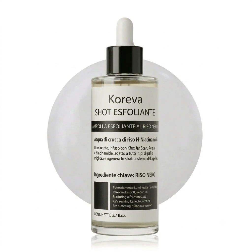 Pori Affinati e Pelle Purificata con Esfoliante al Riso Coreano