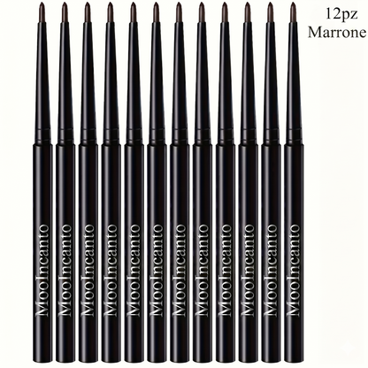 Eyeliner Liquidi Set 12 Alta Pigmentazione Lunga Durata
