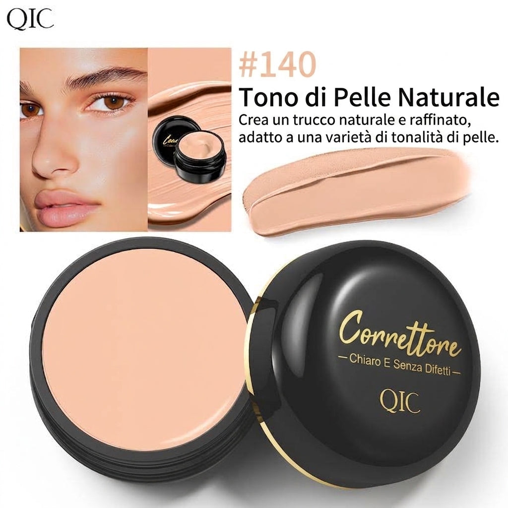 Correttore Viso Copertura Totale Opaco Leggero Waterproof