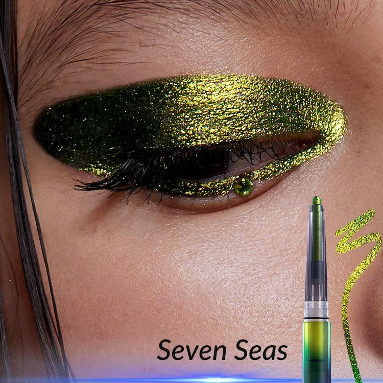 Eyeliner Glow Melt-On Resistente All'Acqua Effetto Multicromatico